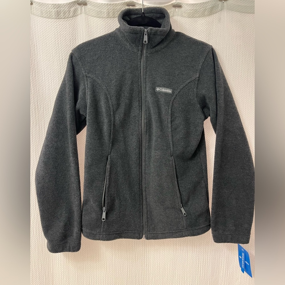 Columbia Women's Charcoal Fleece Jacket XS